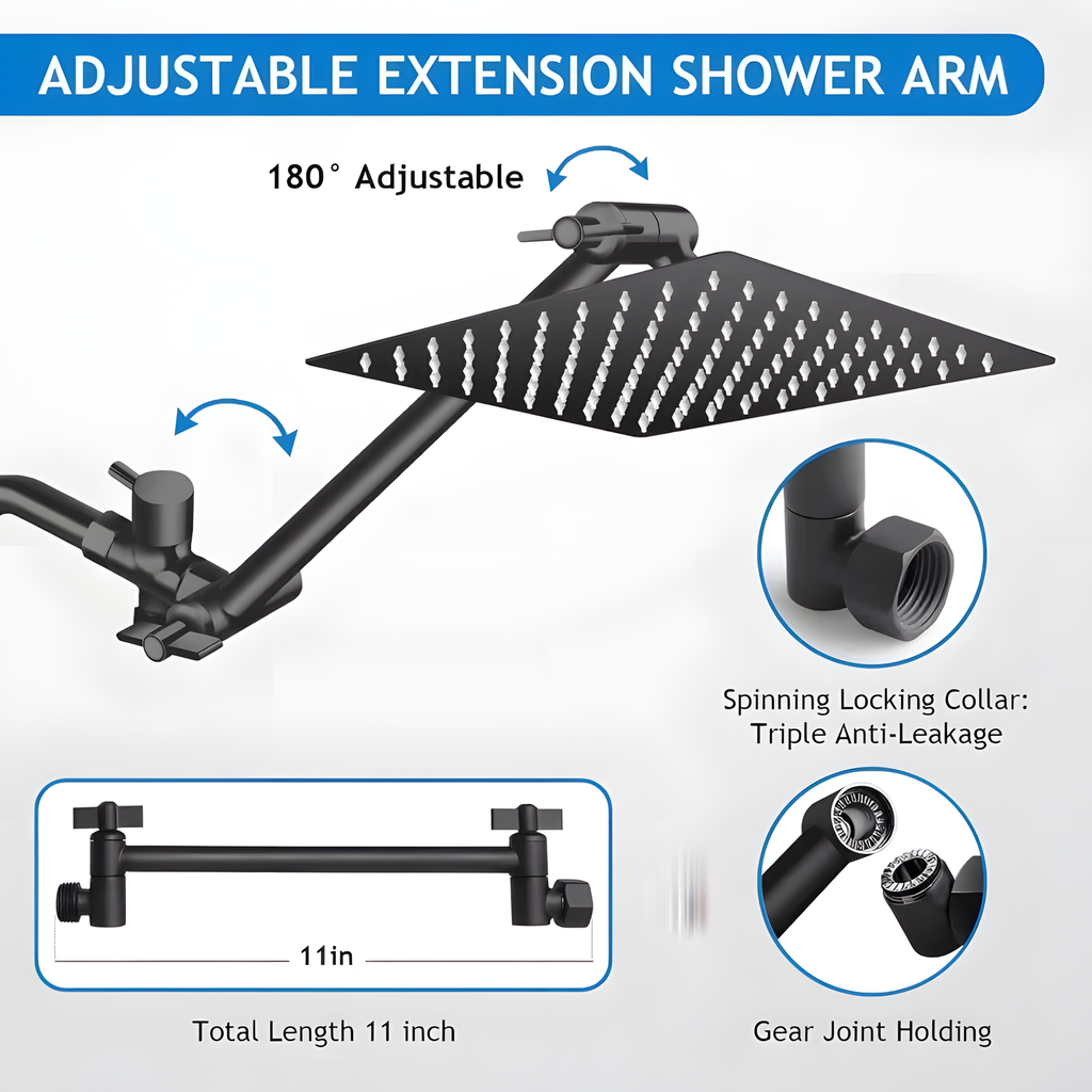 Rainfall Shower System with Handheld